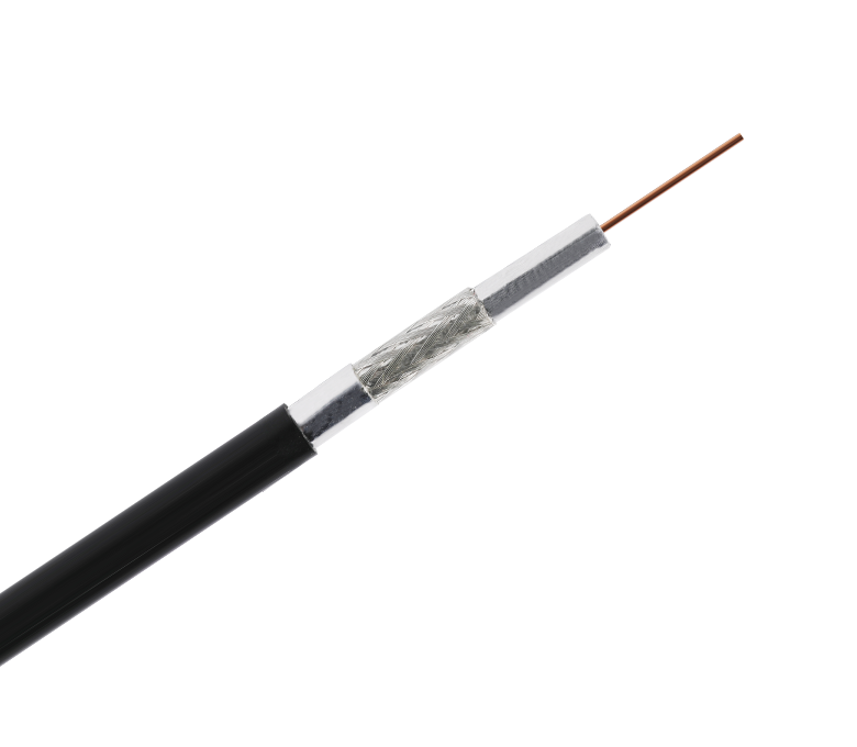 75-Ohm-Koaxialkabel der Serie RG59TF – Tri-Shield mit Jelly